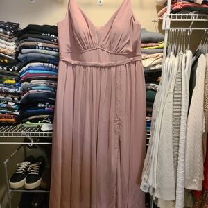 Azazie Mauve Maxi Dress